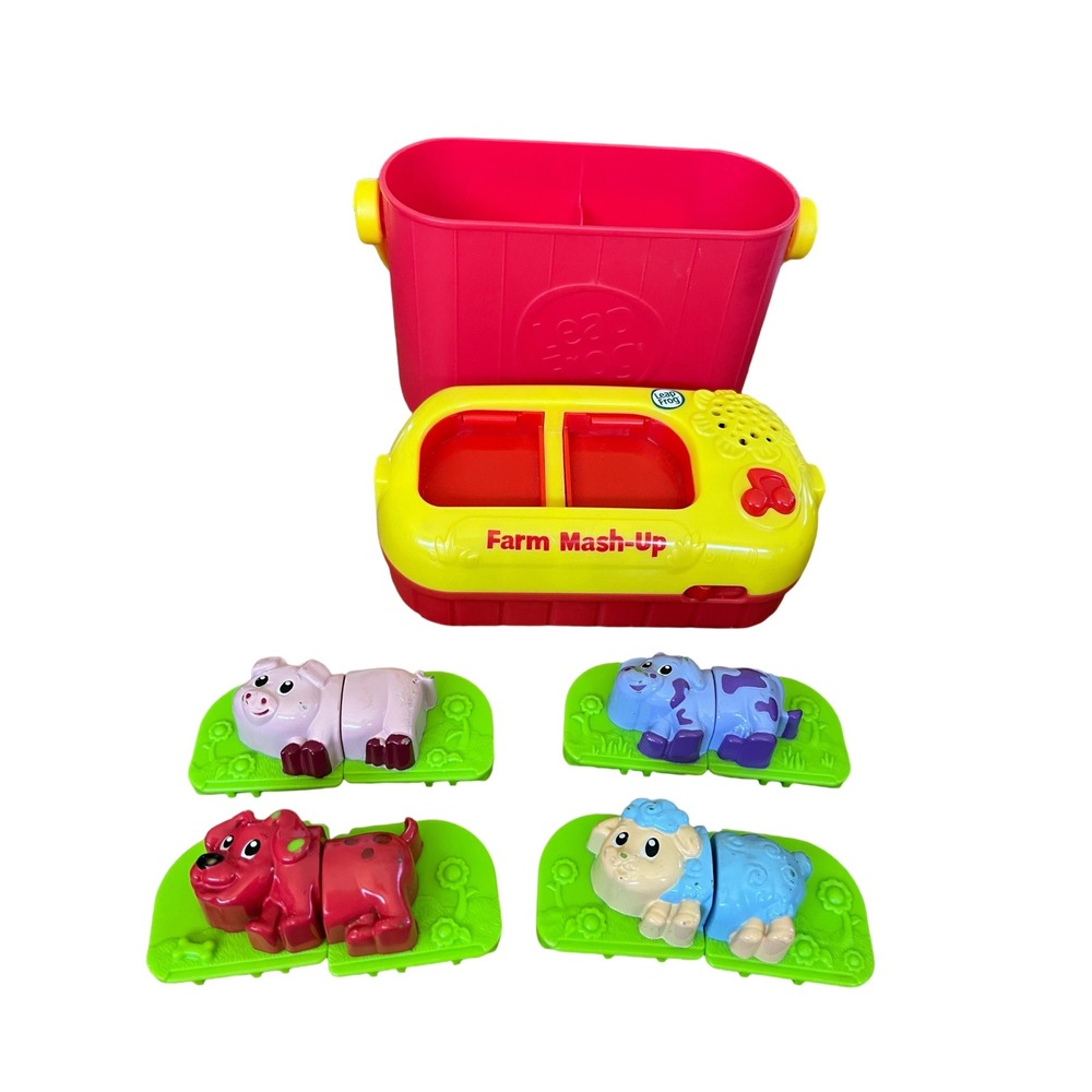 LeapFrog Farm Mash-Up Kids Learning Toy Red Yellow Good Interactive Musical Set